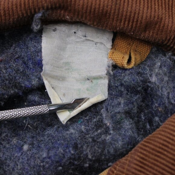 VTG Carhartt Jacket Mens XL Brown Detroit Chore Barn Blanket-Lined Distressed - Picture 9 of 16